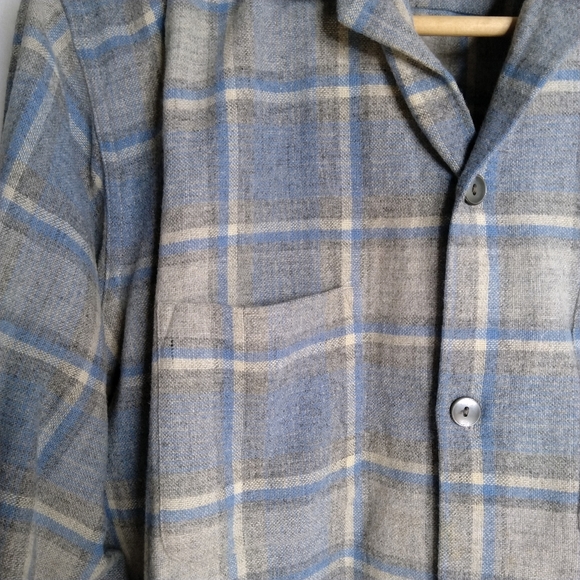 Vintage 40s RS Apparel Wool Shirt 16.5 neck - Picture 7 of 7